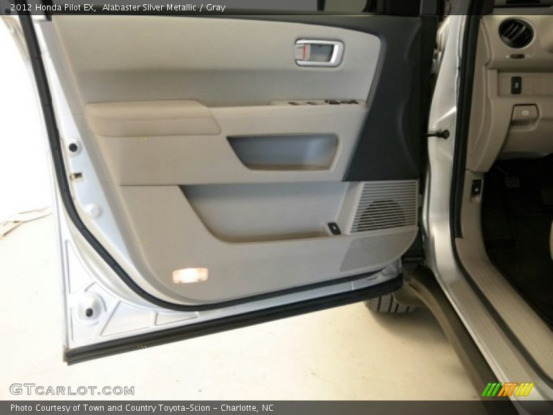 Alabaster Silver Metallic / Gray 2012 Honda Pilot EX