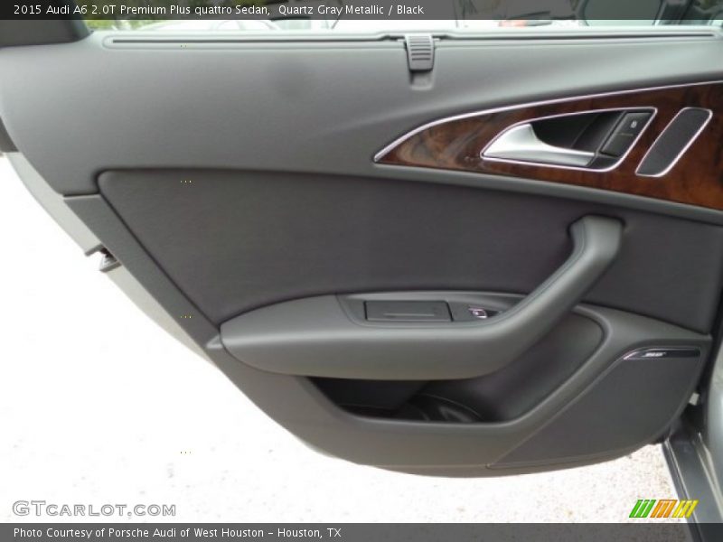 Quartz Gray Metallic / Black 2015 Audi A6 2.0T Premium Plus quattro Sedan