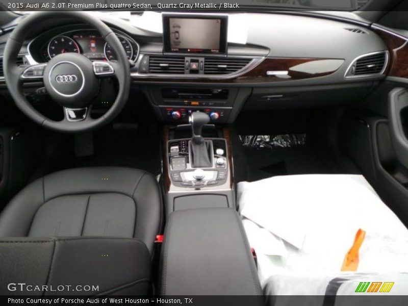 Quartz Gray Metallic / Black 2015 Audi A6 2.0T Premium Plus quattro Sedan