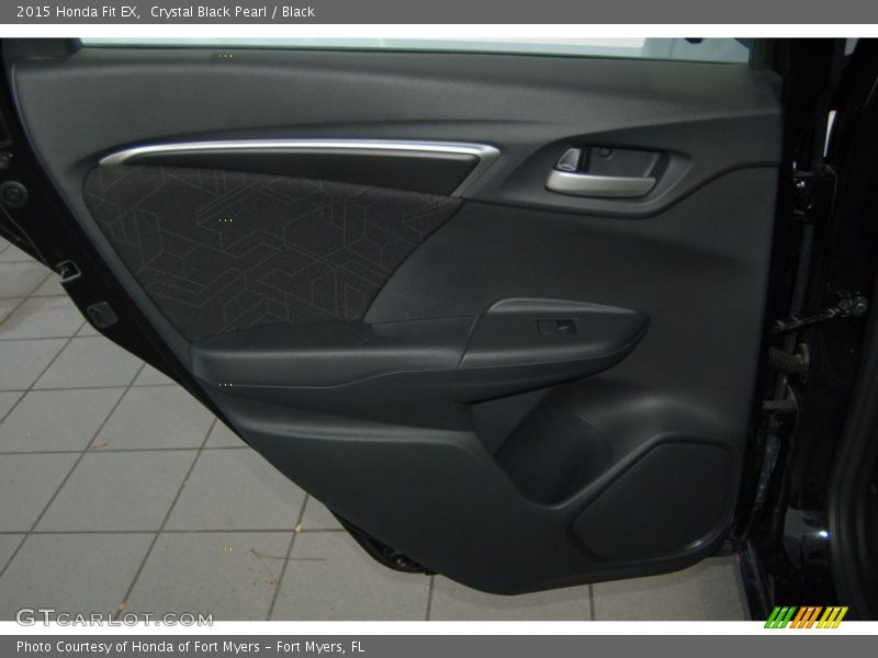 Crystal Black Pearl / Black 2015 Honda Fit EX