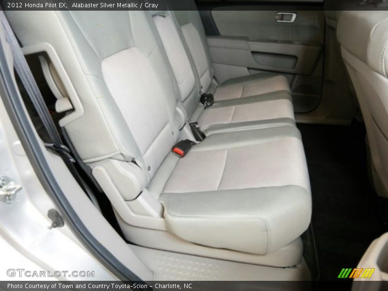 Alabaster Silver Metallic / Gray 2012 Honda Pilot EX