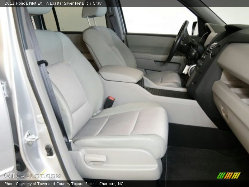 Alabaster Silver Metallic / Gray 2012 Honda Pilot EX