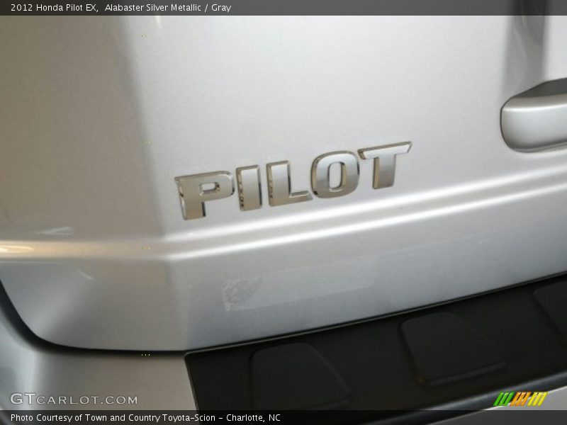 Alabaster Silver Metallic / Gray 2012 Honda Pilot EX