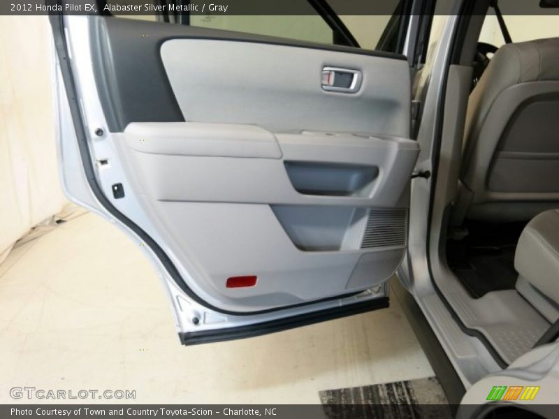 Alabaster Silver Metallic / Gray 2012 Honda Pilot EX