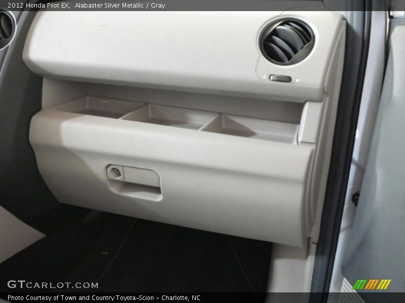 Alabaster Silver Metallic / Gray 2012 Honda Pilot EX
