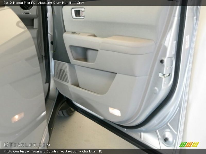 Alabaster Silver Metallic / Gray 2012 Honda Pilot EX