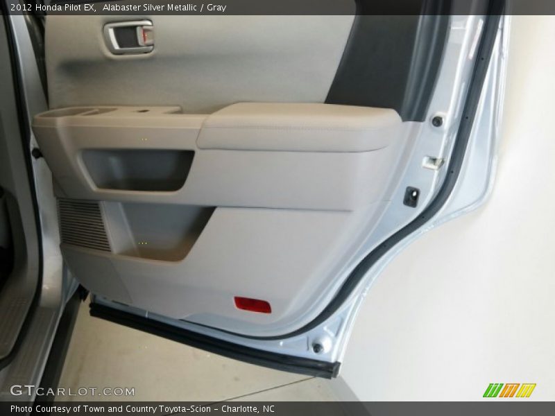 Alabaster Silver Metallic / Gray 2012 Honda Pilot EX