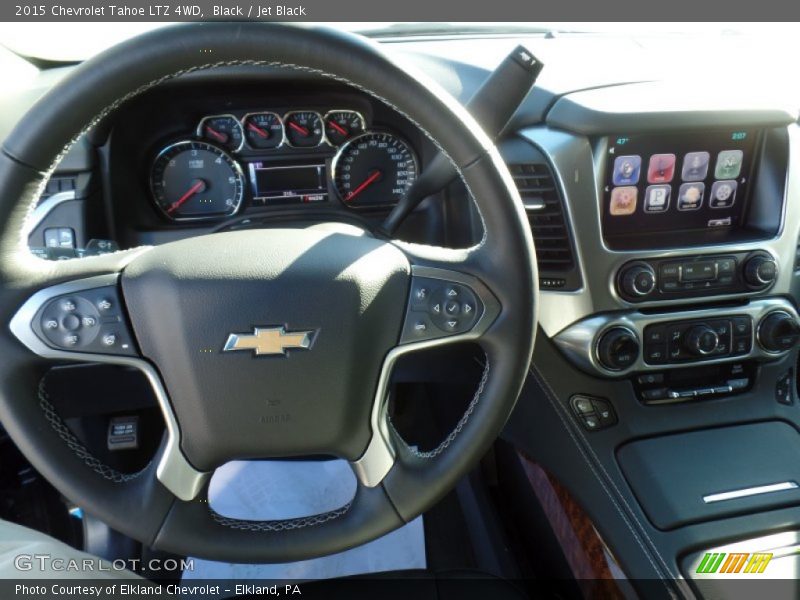 Black / Jet Black 2015 Chevrolet Tahoe LTZ 4WD