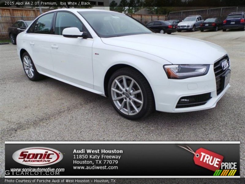 Ibis White / Black 2015 Audi A4 2.0T Premium