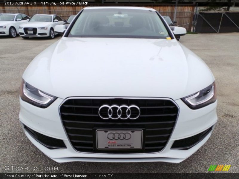 Ibis White / Black 2015 Audi A4 2.0T Premium
