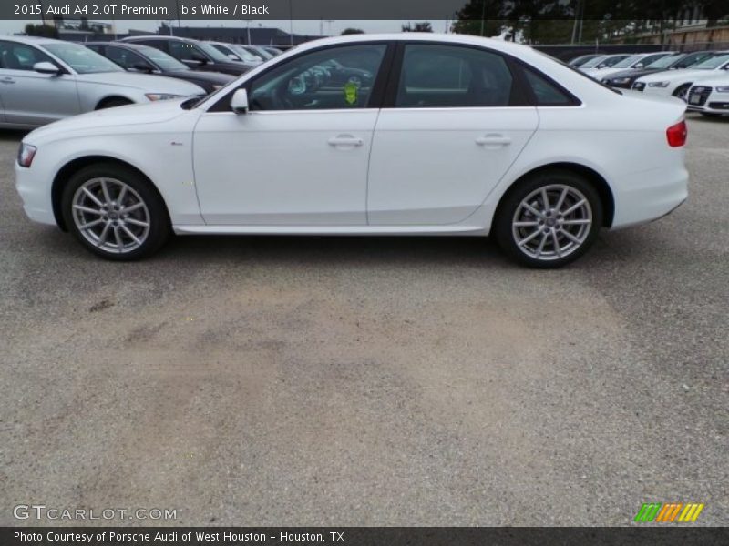 Ibis White / Black 2015 Audi A4 2.0T Premium