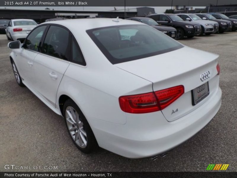 Ibis White / Black 2015 Audi A4 2.0T Premium