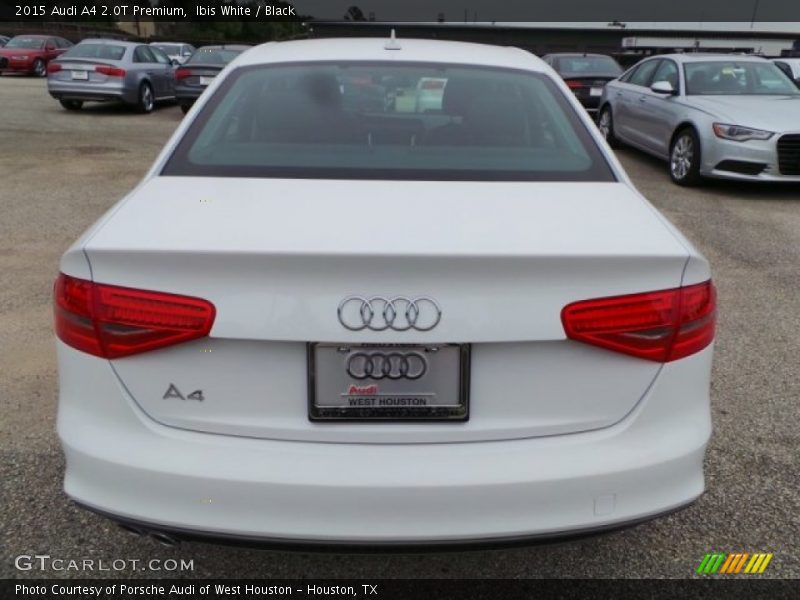 Ibis White / Black 2015 Audi A4 2.0T Premium