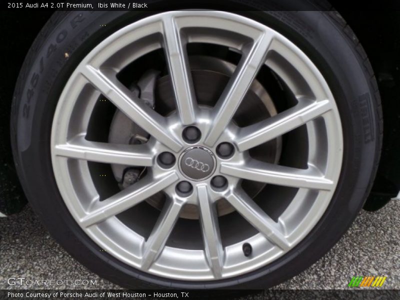 Ibis White / Black 2015 Audi A4 2.0T Premium
