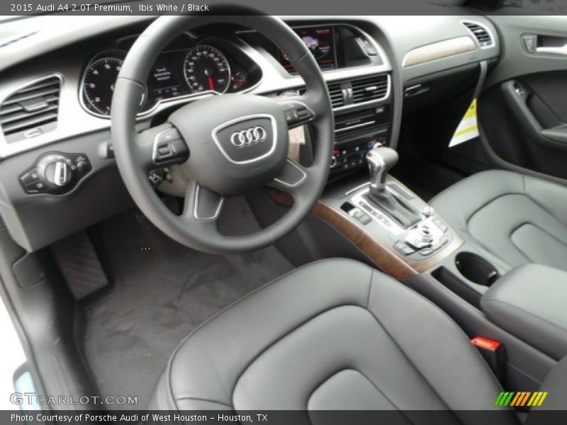 Ibis White / Black 2015 Audi A4 2.0T Premium
