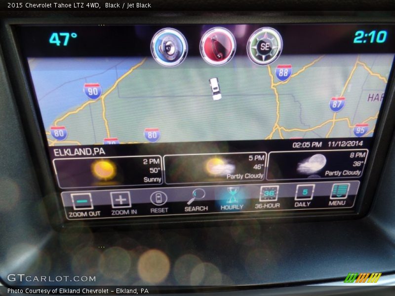 Black / Jet Black 2015 Chevrolet Tahoe LTZ 4WD