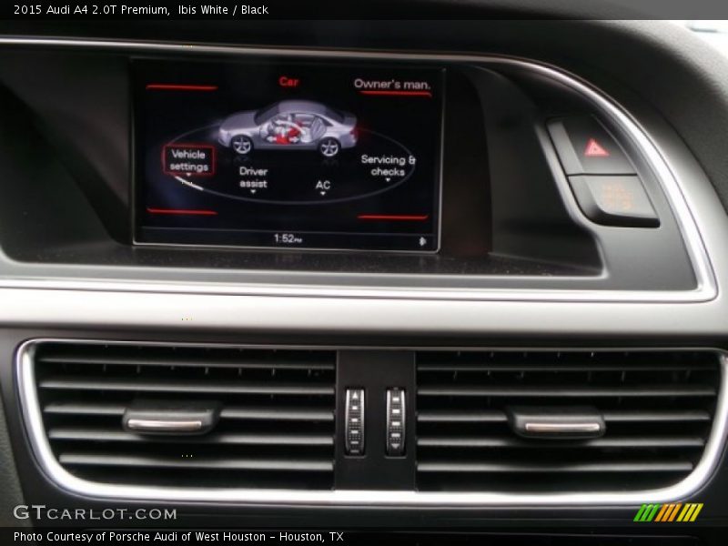Ibis White / Black 2015 Audi A4 2.0T Premium