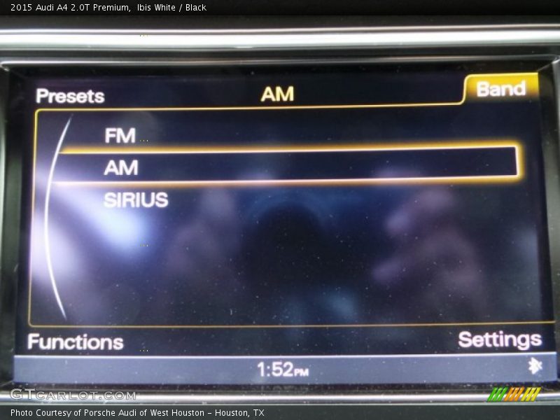 Ibis White / Black 2015 Audi A4 2.0T Premium