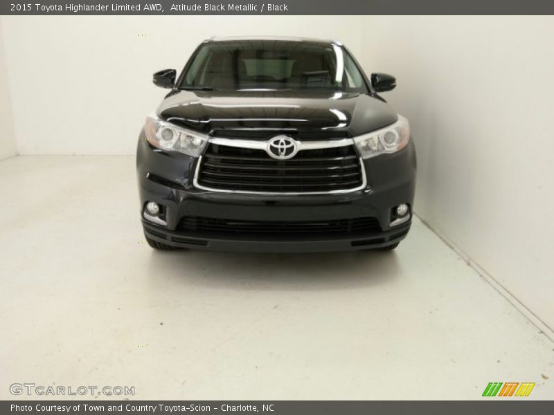 Attitude Black Metallic / Black 2015 Toyota Highlander Limited AWD