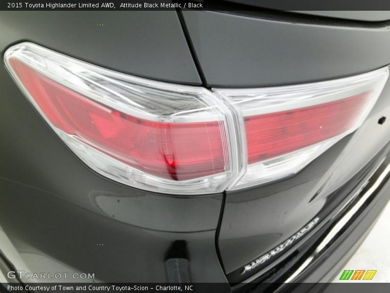 Attitude Black Metallic / Black 2015 Toyota Highlander Limited AWD