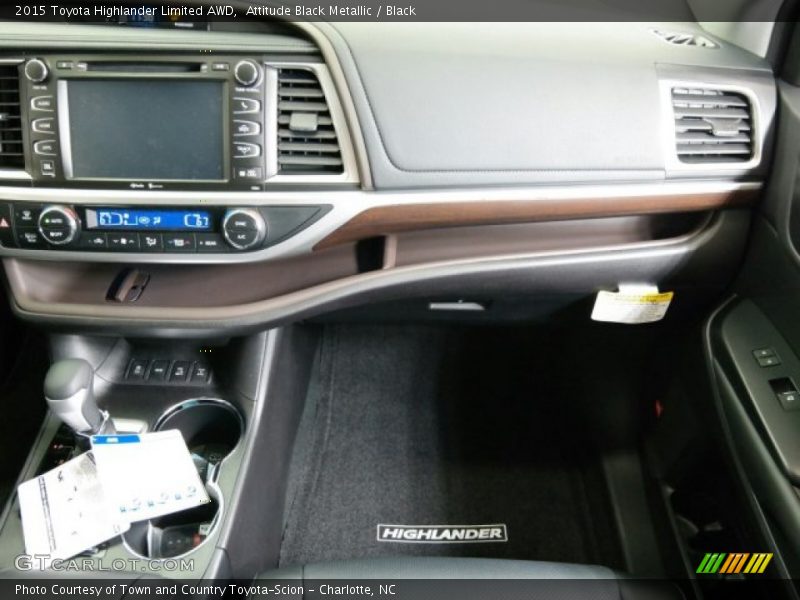Attitude Black Metallic / Black 2015 Toyota Highlander Limited AWD