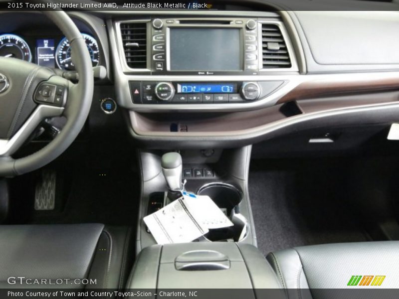 Attitude Black Metallic / Black 2015 Toyota Highlander Limited AWD