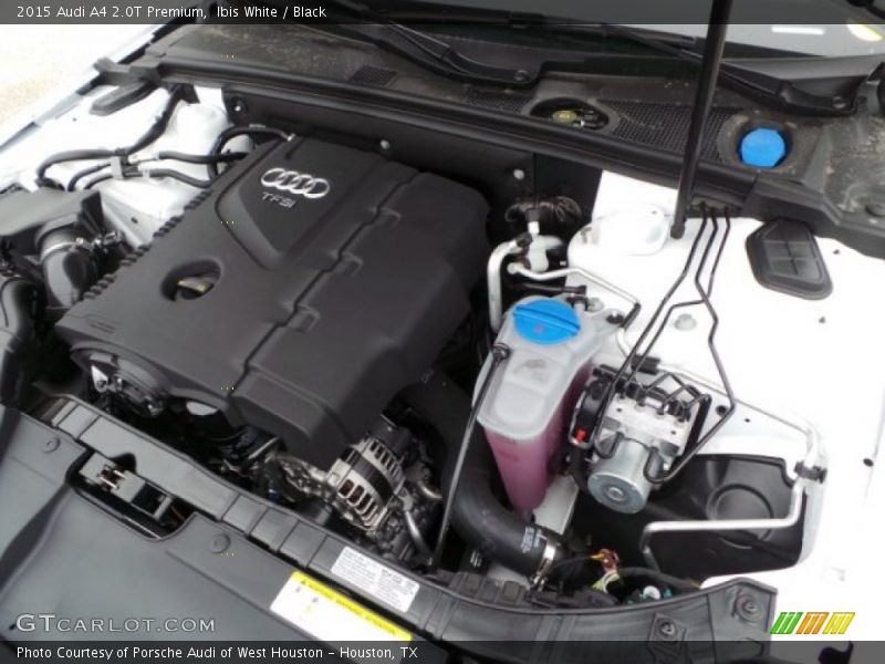 Ibis White / Black 2015 Audi A4 2.0T Premium