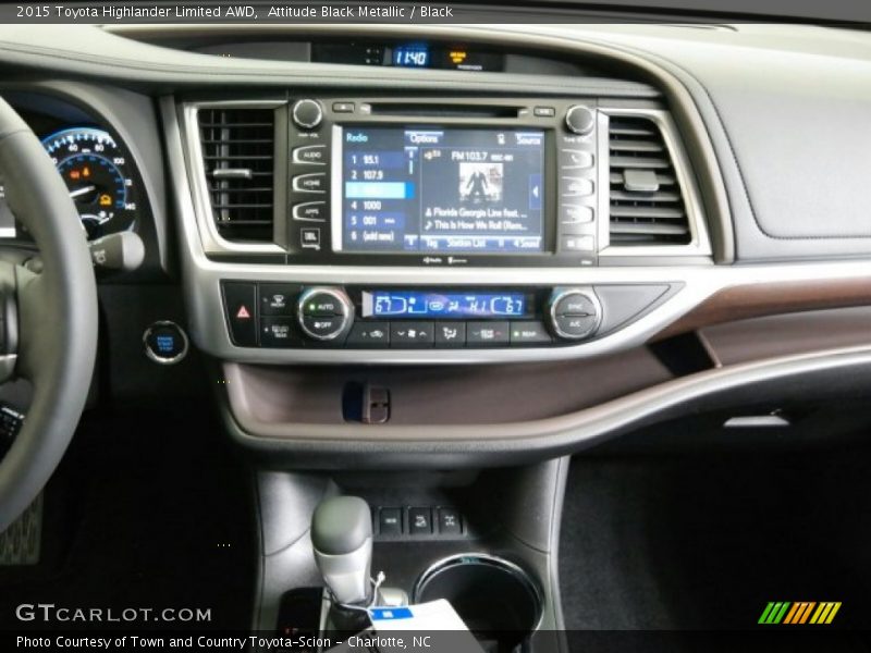 Attitude Black Metallic / Black 2015 Toyota Highlander Limited AWD