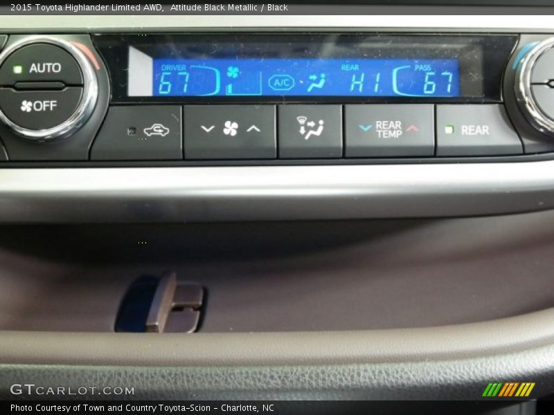 Attitude Black Metallic / Black 2015 Toyota Highlander Limited AWD