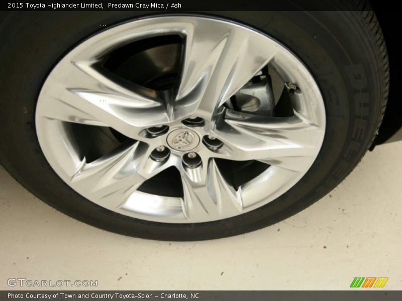 Predawn Gray Mica / Ash 2015 Toyota Highlander Limited
