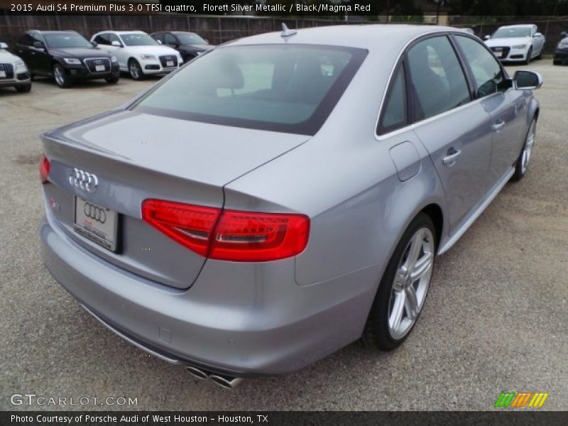 Florett Silver Metallic / Black/Magma Red 2015 Audi S4 Premium Plus 3.0 TFSI quattro