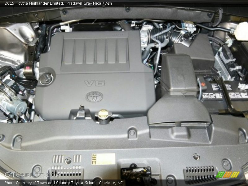 Predawn Gray Mica / Ash 2015 Toyota Highlander Limited