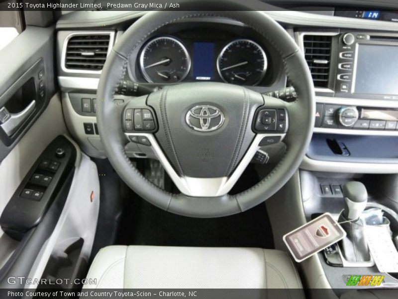 Predawn Gray Mica / Ash 2015 Toyota Highlander Limited
