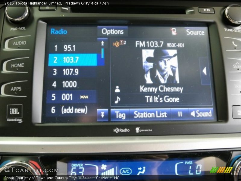 Predawn Gray Mica / Ash 2015 Toyota Highlander Limited