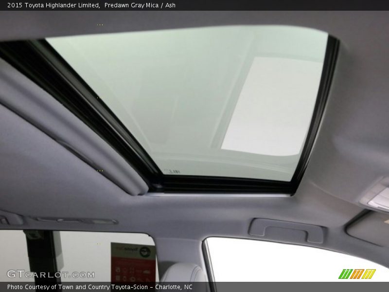 Predawn Gray Mica / Ash 2015 Toyota Highlander Limited