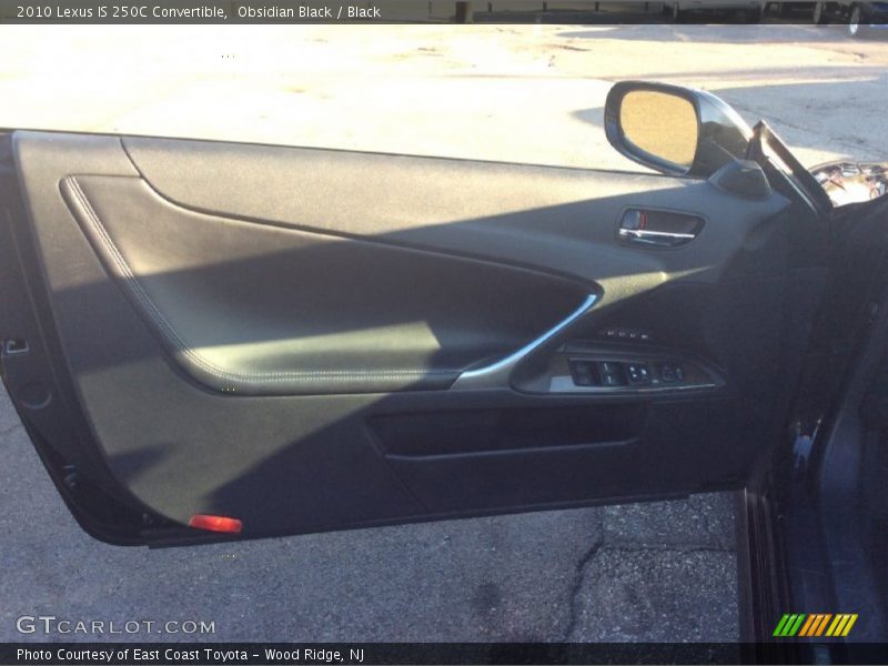 Obsidian Black / Black 2010 Lexus IS 250C Convertible