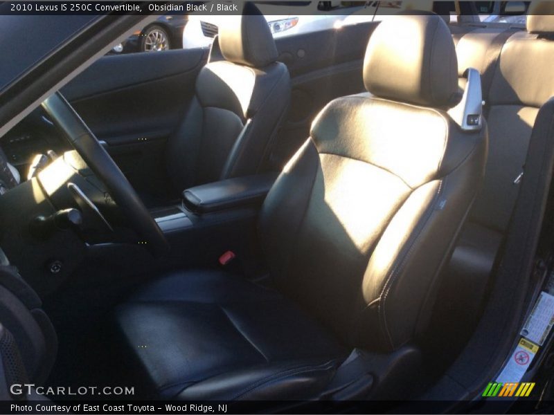 Obsidian Black / Black 2010 Lexus IS 250C Convertible