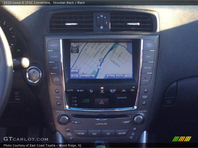 Obsidian Black / Black 2010 Lexus IS 250C Convertible