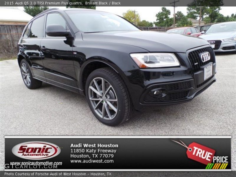 Brilliant Black / Black 2015 Audi Q5 3.0 TFSI Premium Plus quattro