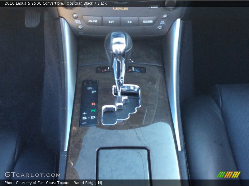 Obsidian Black / Black 2010 Lexus IS 250C Convertible