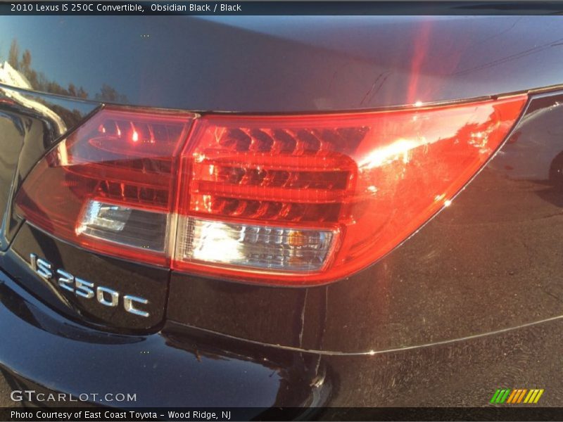 Obsidian Black / Black 2010 Lexus IS 250C Convertible
