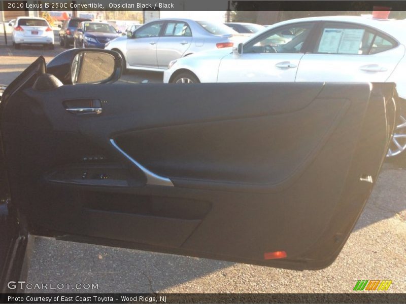 Obsidian Black / Black 2010 Lexus IS 250C Convertible