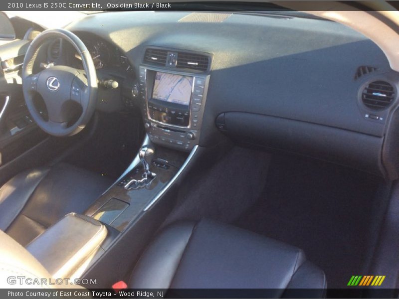 Obsidian Black / Black 2010 Lexus IS 250C Convertible