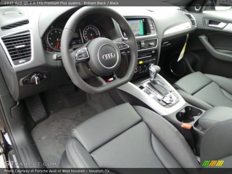 Brilliant Black / Black 2015 Audi Q5 3.0 TFSI Premium Plus quattro