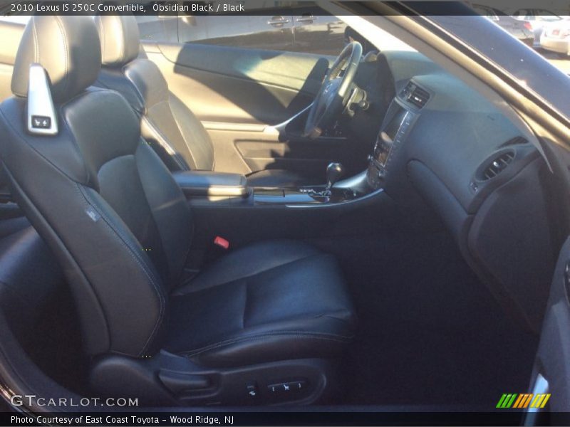 Obsidian Black / Black 2010 Lexus IS 250C Convertible