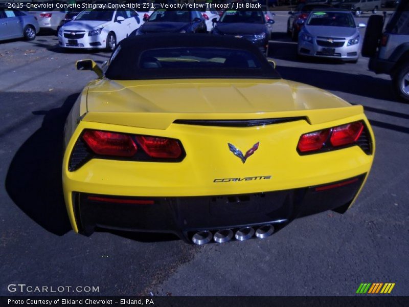  2015 Corvette Stingray Convertible Z51 Velocity Yellow Tintcoat
