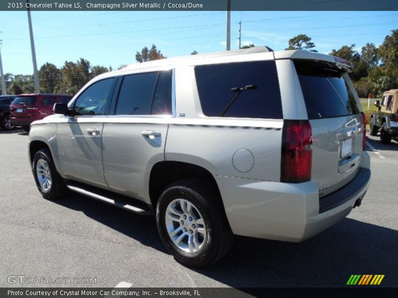 Champagne Silver Metallic / Cocoa/Dune 2015 Chevrolet Tahoe LS