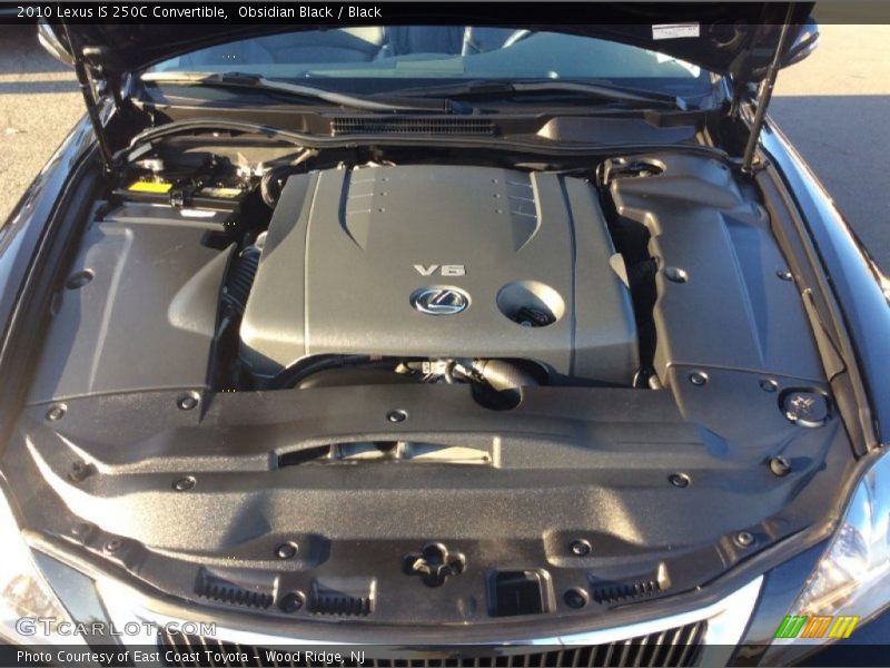 Obsidian Black / Black 2010 Lexus IS 250C Convertible