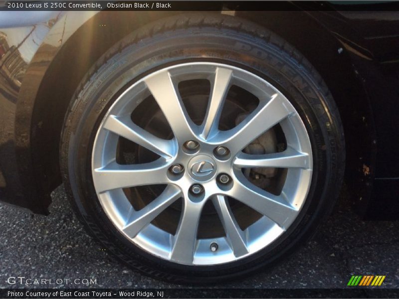 Obsidian Black / Black 2010 Lexus IS 250C Convertible