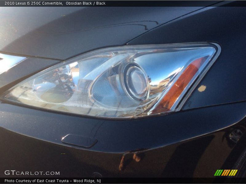 Obsidian Black / Black 2010 Lexus IS 250C Convertible